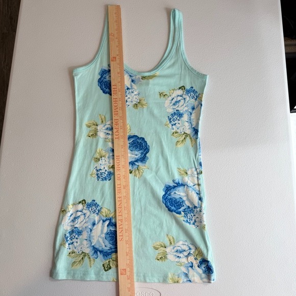 VTG Abercrombie Fitch Womens Y2K‎ Tank Top Long M Layering Cottagecore Romantic - Picture 4 of 9